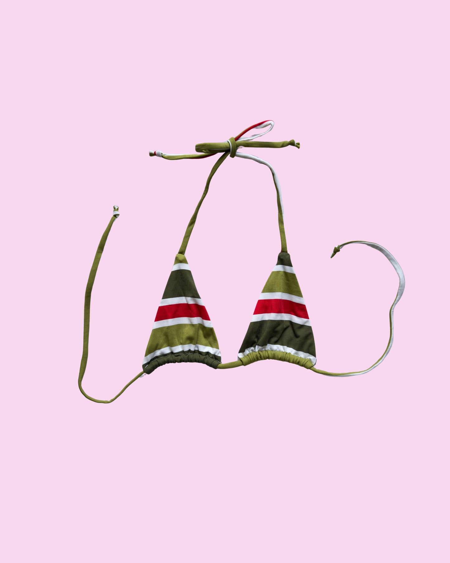 GREEN STRIPES - AURA TOP